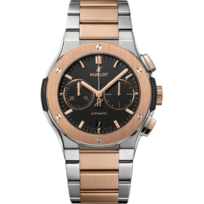 Hublot Classic Fusion Chronograph Bracelet Titanium King Gold 42mm