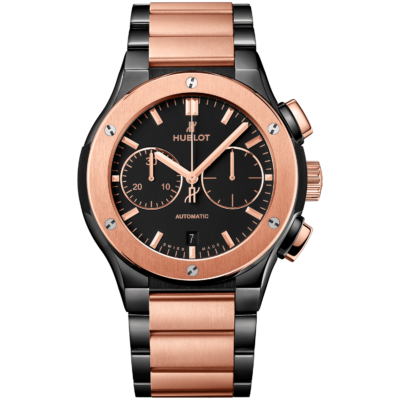 Hublot Classic Fusion Chronograph Bracelet Ceramic King Gold Bracelet 45mm