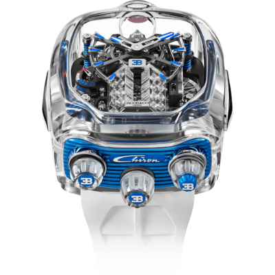 Jacob & Co. Bugatti Chiron Tourbillon Sapphire Crystal & Blue Limited Edition