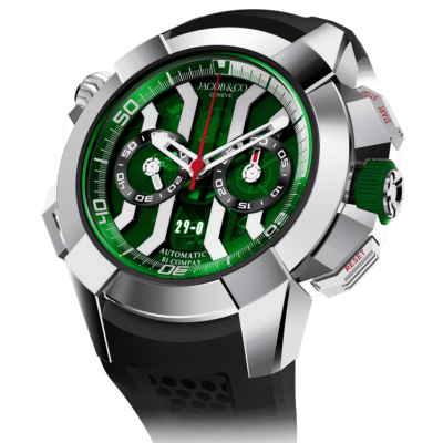 Jacob & Co. Epic-X Chrono Khabib Titanium Green Limited Edition 47mm