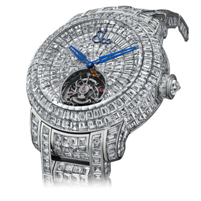 Jacob & Co. Caviar Tourbillon Baguette Diamond Bracelet Limited Edition 47mm