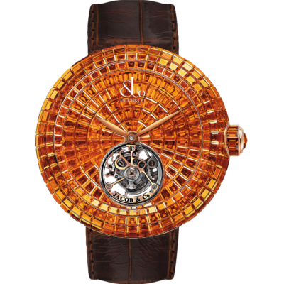 Jacob & Co. Brilliant Flying Tourbillon Orange Sapphires Limited Edition 47mm