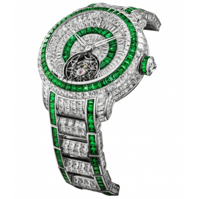Jacob & Co. Caviar Tourbillon Diamond Bracelet Tsavorites Limited Edition47mm