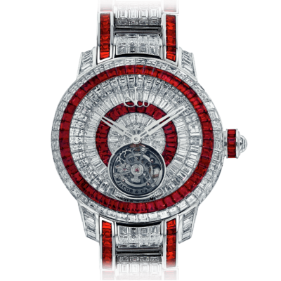 Jacob & Co. Caviar Tourbillon Diamond Bracelet Rubies Limited Edition 44mm