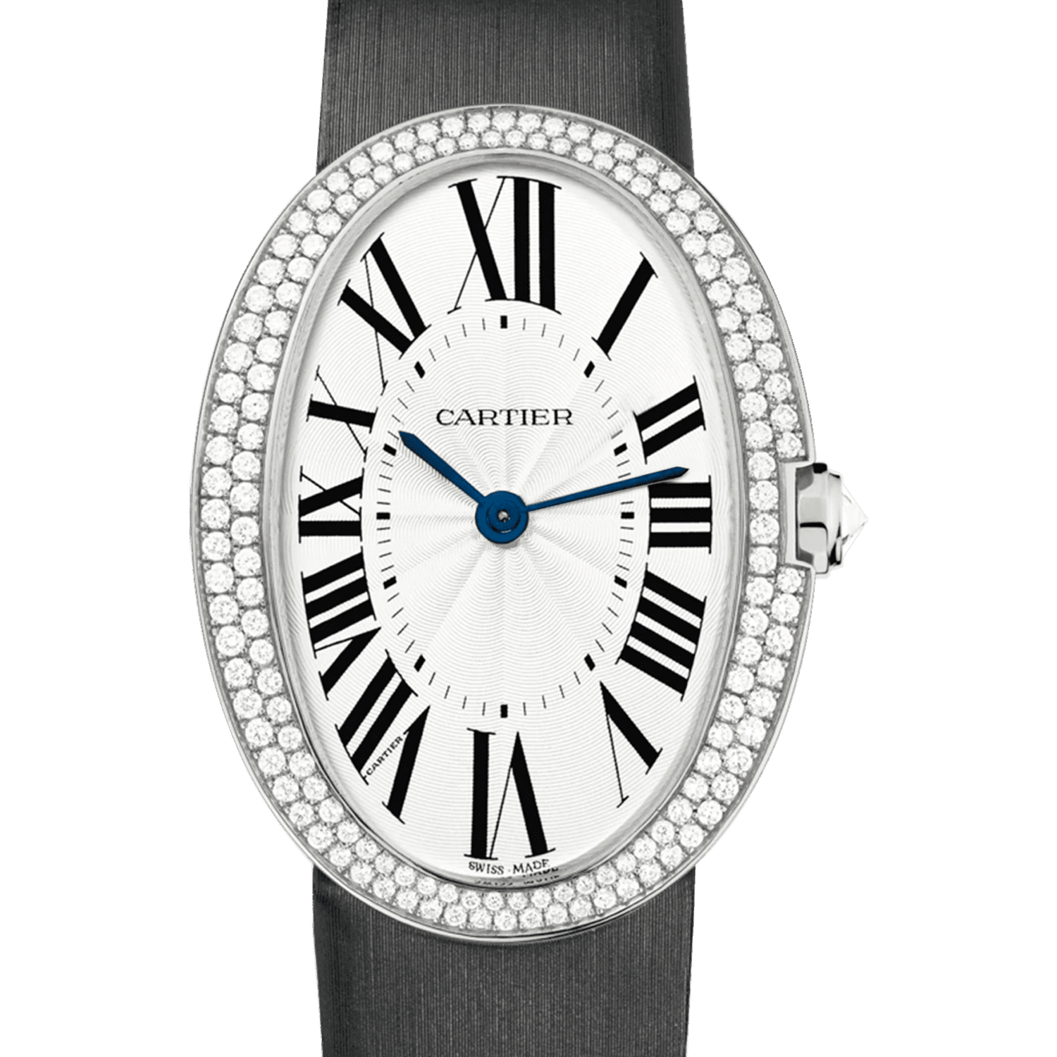 Cartier baignoire diamond best sale watch