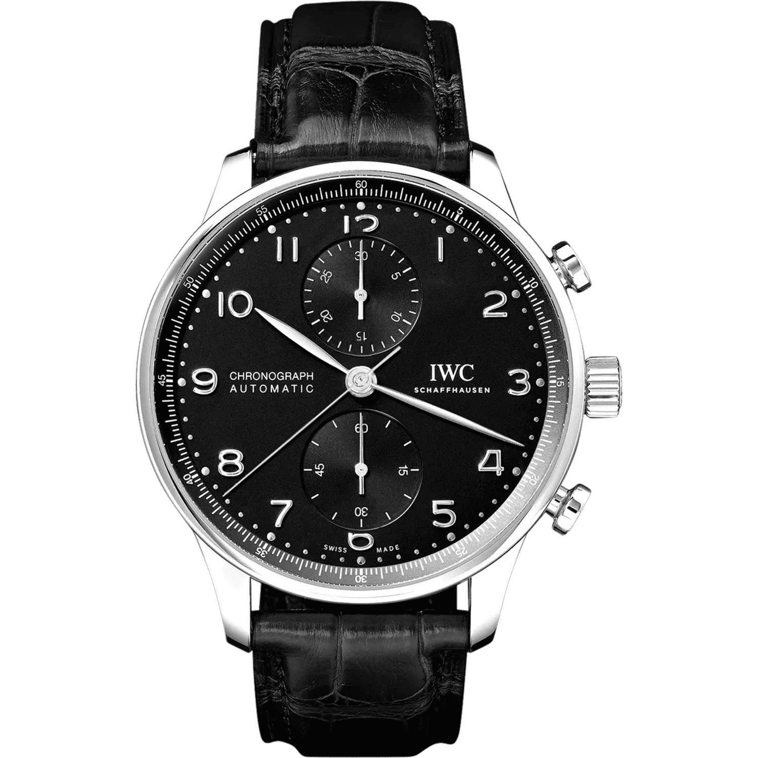 Iwc sales portuguese black
