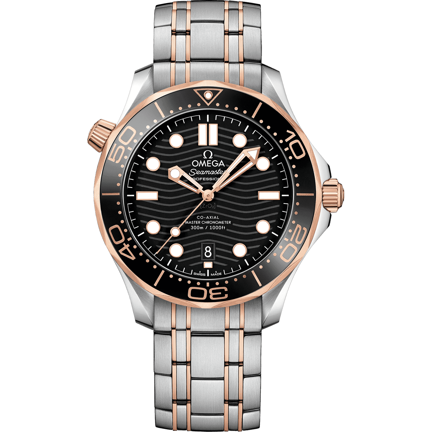 Omega Seamaster Diver 300M Gold Steel 210.20.42.20.01.001