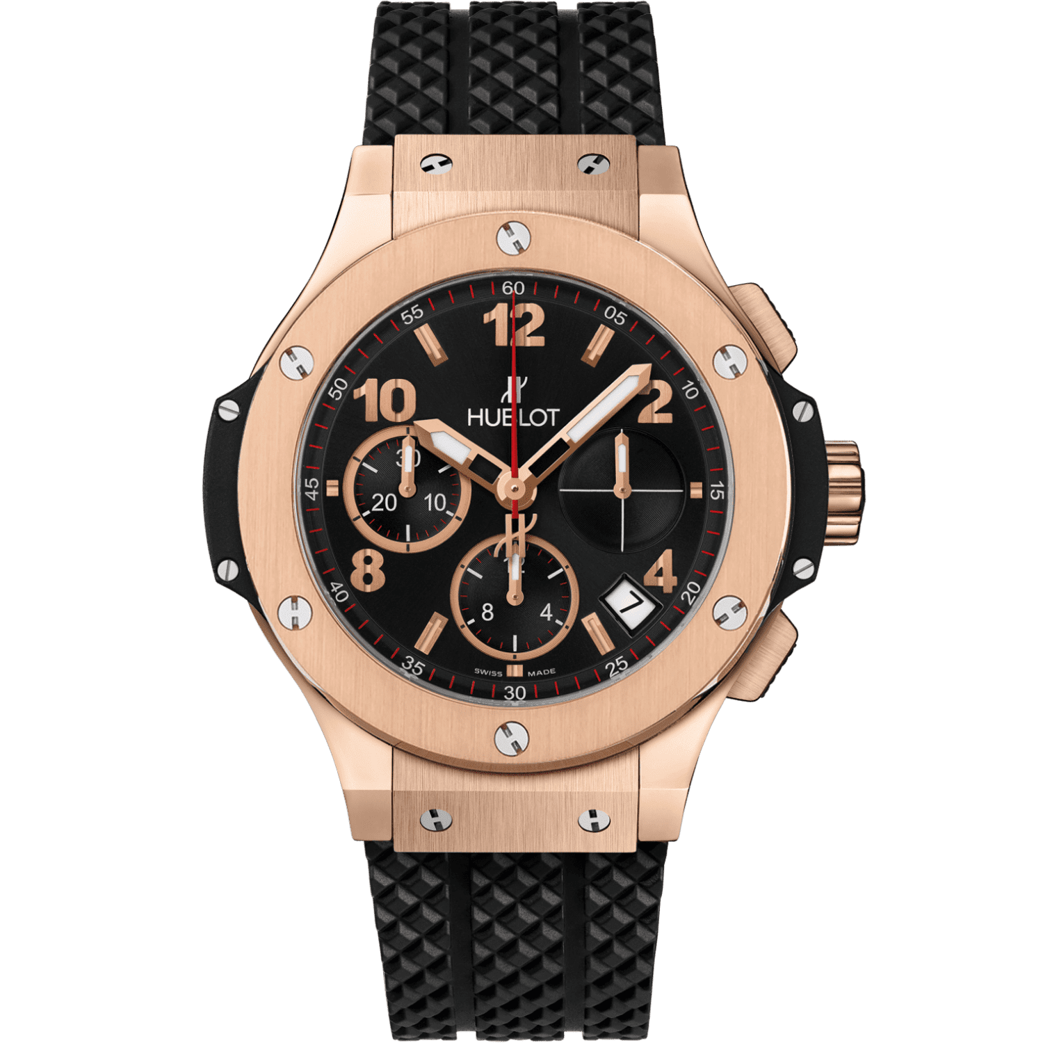 Hublot gold black sale