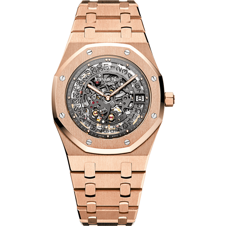 Audemars Piguet Royal Oak Openworked Extra Thin Rose gold 15204OR