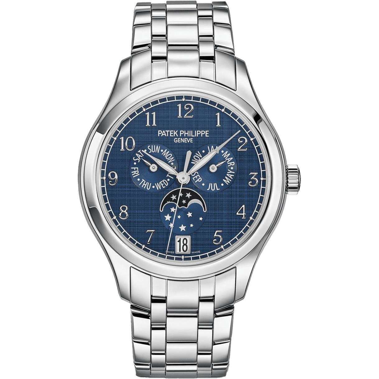 Patek Philippe Complications Annual Calendar Moon Phases 38mm