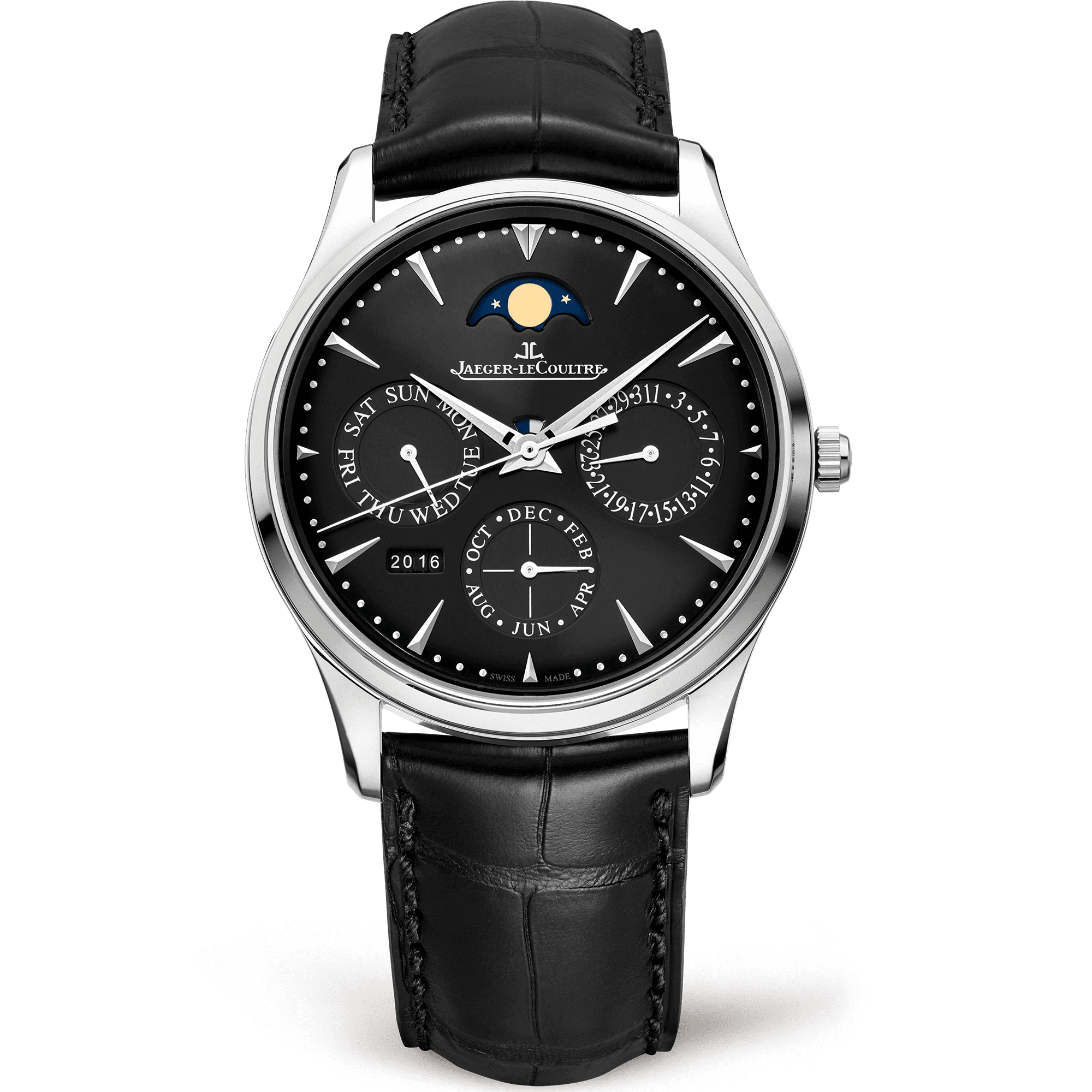 Jaeger LeCoultre Master Ultra Thin Perpetual Calendar Black Q1308470